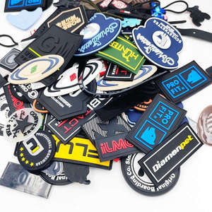 Custom PVC Silicone Rubber <b>Label</b> Patches for Clothing Soft PVC Patch - Product Image 3