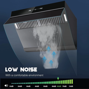 900C-F-M 30i-n U-n-d-e-r C-a-b-i-n-e-t R-a-n-g-e H-o-o-d 9-S-p-e-e-d T-o-u-c-h C-o-n-t-r-o-l B-l-a-c-k G-l-a-s-s L-E-D-s N-E-W - Product Image 3