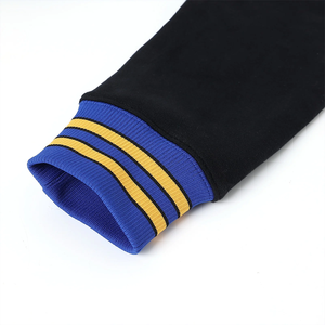Custom Oakwood <b>University</b> Black Fleece Cardigan Women's Contrast V-Neck <b>University</b> & Collegiate Greek Logo Wholesale Sweater OEM - Product Image 3