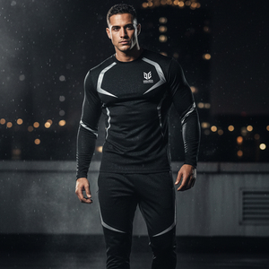 Chándal de Compresión Unisex con Logotipo Personalizado, Ligero, Antiarrugas, de Secado Rápido, Transpirable, para Gimnasio, Fitness, Running, Jogging y Deportes - Product Image 6
