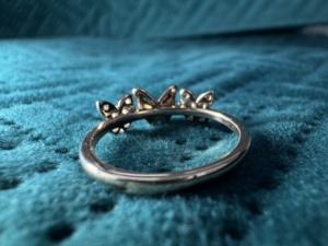 Anillo de Compromiso de Oro Rosa de 9K con Mariposa, Diamante de Corte Brillante de 0.25 CT, Engaste de Puntas, Certificado IGI, Joyería Minimalista para Mujer - Product Image 6