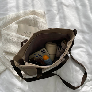 Wholesale Shopping Duffle <b>Bag</b> <b>Small</b> Waxed Canvas <b>Tote</b> <b>Bag</b> Cotton Canvas Custom Canvas <b>Bag</b> With Custom Printed Logo - Product Image 2