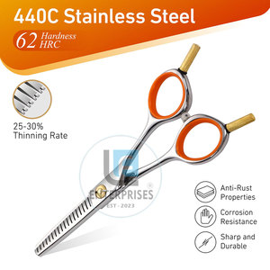 New Design Custom Size Stainless Steel Professional <b>Thinning</b> Scissors-Durable Low Price Haircut Tool - Product Image 2