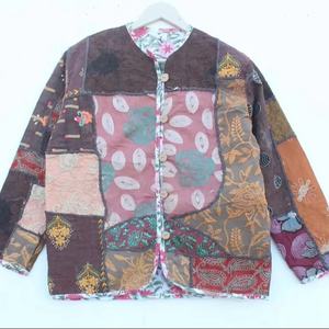 Manteau bohème long pour femmes indiennes Veste bohème traditionnelle en coton tissé Caractéristique respirante - Product Image 1