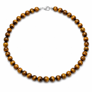 Mixed Gemstones 10mm Beaded <b>Necklace</b> with Multicolor Natural Stone Rounds Clear Bead Accents Religious Style <b>Statement</b> Gift - Product Image 2