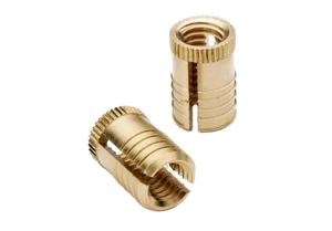 Inserts d'expansion autobloquants en laiton, écrous filetés, fixations pour plastique et bois, haute résistance aux vibrations, douille métallique moletée - Product Image 6