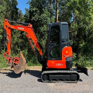 Excavatrice compacte Kubota U35 4 d'occasion, 3,5 tonnes, fabrication japonaise, petite pelle sur chenilles, machine performante à faible consommation de carburant, robuste - Product Image 5