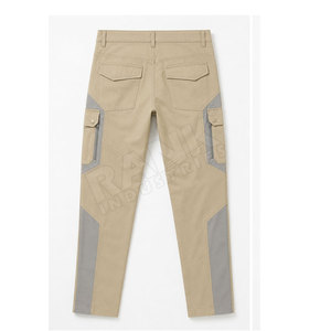 Pakistan Factory Direct Top Selling New Arrival Men Cargo Pants Washed Multi Pocket Design <b>Plain</b> Solid Color Men's Pants - Product Image 2