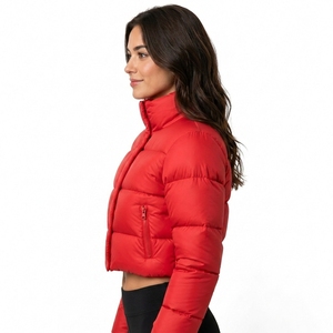 Women Puffer <b>Jacket</b> Premium <b>Quilted</b> Outerwear Women Puffer <b>Jacket</b> Crafted With Durable Material Lightweight Padding - Product Image 3
