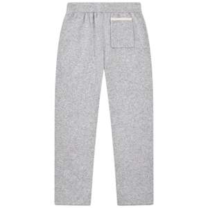 Knitted Jogger Pants Grey Casual Sweatpants Elastic Waist Lounge Wear Street Style Soft Knit <b>Trousers</b> <b>for</b> Men <b>Women</b> - Product Image 2