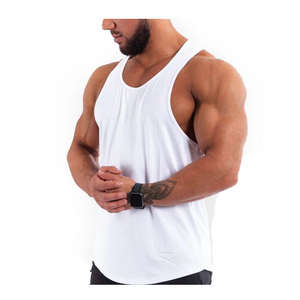 Débardeurs de sport pour hommes en polyester tricoté pour la remise en forme et la musculation, décontractés, respirants, à séchage rapide, écologiques, personnalisables - Product Image 2