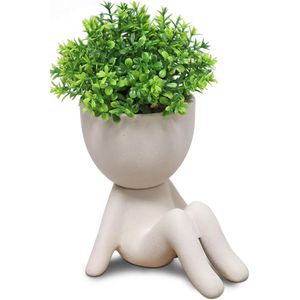 Piante Grasse Artificiali per Casa, Ufficio o Bagno - Piante Finte come Accessori da Scrivania e Decorazioni Verdi - Product Image 1