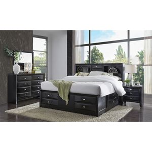 Specchio con Cornice Nera LUCILLE - Product Image 4