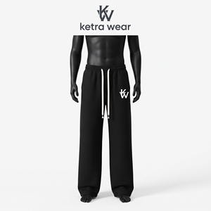 <b>Women's</b> Solid Color Drawstring Baggy Sweat Pants Joggers Straight Leg Trousers Pants Hot Selling Oversized <b>Sweatpants</b> For <b>Women</b> - Product Image 1
