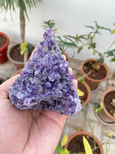 Amethyst Druzy <b>Cluster</b> | Natural Purple <b>Crystal</b> Geode Display | Mineral Specimen Home Decor & Gift - Product Image 2