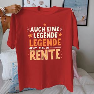 Incluso una leyenda está retirada, Camiseta de algodón puro para mujer, ajuste cómodo - Product Image 4