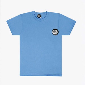 T-shirt en coton 6,5 oz teint en pièce à col montant, personnalisable par impression DTF, vierge, style streetwear, vente en gros - Product Image 1