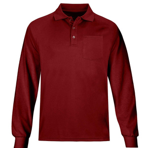 Polo classique à manches longues pour homme, idéal pour un usage quotidien, anti-boulochage, séchage rapide, collection 2026 - Product Image 1