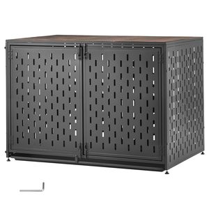 Gabbia per Cani XL in Acciaio Resistente da 42 Pollici, Arredamento Decorativo per Interni, per Cani di Piccola/Media Taglia - Product Image 1