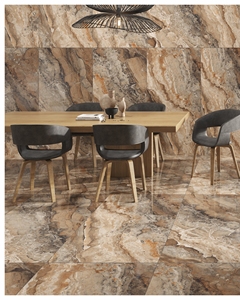 Collection de carreaux en porcelaine polie de qualité supérieure 60x120cm pour sol et mur, finition mate/brillante/haute brillance/gravée - Product Image 2
