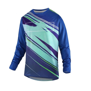 เสื้อเจอร์ซีย์มอเตอร์ไซค์วิบาก เสื้อเจอร์ซีย์ขี่มอเตอร์ไซค์ออฟโรด เสื้อผ้ากีฬา เสื้อขี่มอเตอร์ไซค์น้ำหนักเบา รับผลิตแบบ OEM ODM สำหรับมอเตอร์ครอส - Product Image 3