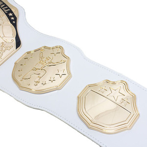 Boucle de ceinture de trophée de football fantastique avec plaque dorée motif joueur 3,5x42 pouces - Product Image 3