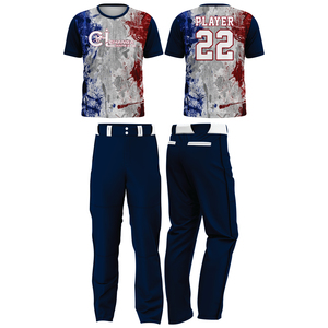 Diamond Strike <b>Elite</b> Softball Uniform Thunder Pitch Performance Jersey Set - Product Image 5