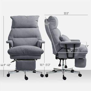 Sedia da Ufficio Moderna e Confortevole in Rete di Nylon, Sedia da Scrivania per Casa o Ufficio con Funzione Massaggio - Product Image 4