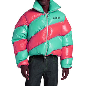 Chaqueta de plumón de lujo para hombre para invierno, chaqueta acolchada de tela premium con alta retención térmica para ropa urbana - Product Image 5