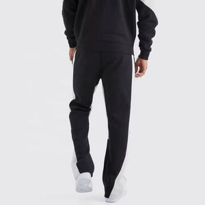 Pantalones Deportivos Acampanados Hechos en Fábrica, 100% Algodón, Casuales, de Cintura Media, Transpirables, Antipilling, de Peso Medio, Calidad Profesional - Product Image 3