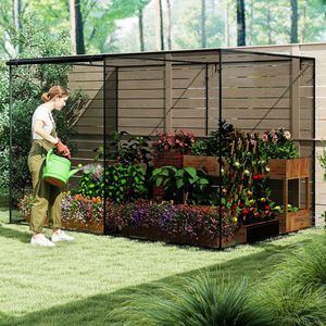 Rete da Giardino - Gabbie per Colture con 6 Picchetti per Proteggere le Piante del Giardino - Product Image 1