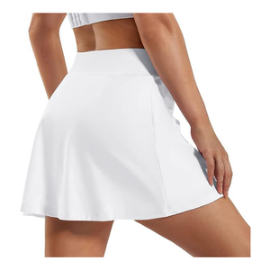 Falda Deportiva de Tenis 2 en 1 para Mujer, de Nailon y Elastano, con Pantalones Cortos Integrados - Product Image 5