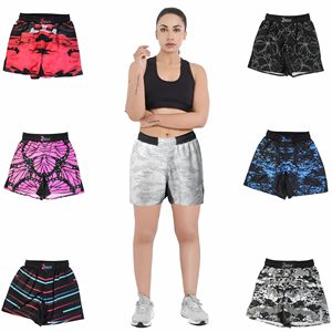 Men MMA Shorts Diamond Print <b>Elastic</b> Waist Gym Training Kickboxing Lightweight Quick Dry Colorful Top top mens mma martial arts - Product Image 5