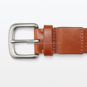 Cinturón Casual de Cuero Premium Color Bronceado de Último Diseño para Hombre y Mujer, Apto para Uso Casual o Formal, Cinturón de Vestir Unisex - Product Image 1