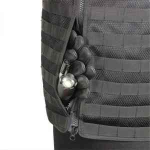 Gilet de sécurité réfléchissant haute visibilité avec fermeture éclair avant, vêtement multifonctionnel tactique pour guide canin, vêtements haute visibilité - Product Image 3