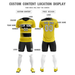 Custom Sublimated Soccer Jersey Set Men Breathable Football Uniform Quick Dry Team Training Wear Soccer Kits with <b>Socks</b> - Product Image 2