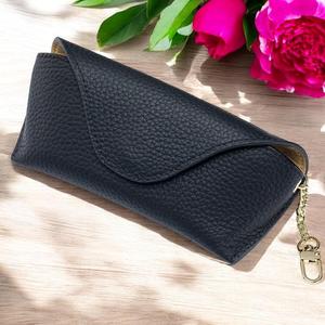 Premium Leather <b>Glasses</b> Sleeve Genuine Cowhide Pouch Luxury Soft Handmade <b>Reading</b> Spectacles Protector <b>Case</b> LGC-0171 - Product Image 1