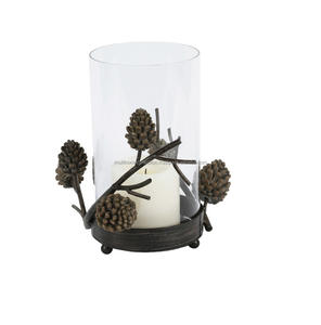 Bougeoir en métal de conception personnalisée en usine avec décor de table personnalisé OEM ODM Bougeoir de restaurant style européen - Product Image 2