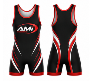 Custom Made Heat-Transfer Printed Men's Adult <b>Wrestling</b> <b>Singlet</b> (Spandex/Polyester) - Product Image 6