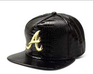 Casquette Snapback Dorée Métallique avec Logo Personnalisé Unisexe Style Urbain Décontracté Tissu Courant pour Adultes - Product Image 2