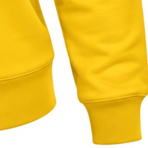 Sudadera con cuello redondo amarilla Sigma Gamma Rho para mujer, jersey universitario griego de manga larga, personalizado, informal, estilo urbano - Product Image 3