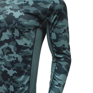 Chemise de pêche à manches longues camouflage pour homme, avec capuche, UPF 50, anti-UV, séchage rapide, haut de sport d'extérieur - Product Image 5