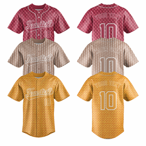 Camiseta de Béisbol Personalizada, Sublimación Completa, Fabricante de Marca Privada OEM, Secado Rápido, 100% Poliéster, para Equipos, Ligas, Clubes, Tallas Grandes - Product Image 1