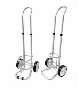 รถเข็นอุปกรณ์การแพทย์โลหะไฮเทค ถังออกซิเจน เฟอร์นิเจอร์โรงพยาบาล ระดับ Class I รุ่น NA รับน้ำหนักได้ 25 ปอนด์ รับประกัน - Product Image 3