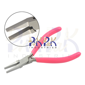 คีมปากแบนสแตนเลสขนาด 130 มม. สำหรับงาน PVC พร้อมด้ามจับสปริงคู่ ตัดได้ ใช้สำหรับงานเครื่องประดับ งาน DIY และงานฝีมือต่างๆ - Product Image 1