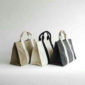 Sac fourre-tout en toile tendance avec poignées en corde, réutilisable, écologique, en coton, pour le shopping et le marché, motif lettres - Product Image 1