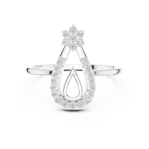 Anillo de fiesta elegante de 14K en joyería de plata CZ - Product Image 6