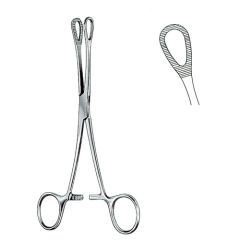 Rampley <b>Sponge</b> Holding Forceps 25cm Stainless Steel Surgical Dressing Forceps Ring <b>Handle</b> Reusable Medical Instrument - Product Image 3