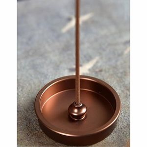 Quemador de Incienso de Latón Hecho a Mano de Primera Calidad |   Juego de Recipientes para Cenizas de Metal Resistente |   Porta Incienso Moderno con Logotipo Personalizado al por Mayor - Product Image 2