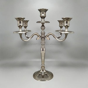 Candelabros de aluminio Premium para un efecto dramático en centros de mesa, escenarios de eventos y lugares de lujo - Product Image 4